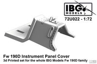 Fw 190D Instrument Panel Cover - 3D Printed For IBG Fw 190D Family - Image 1