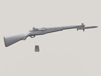 M1 Garand w/fixed Bayonet set