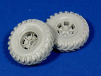 Road Wheels for Sd.Kfz.9 "FAMO" (British Cross Country tyres) - Image 1