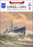 Brytyjskie niszczyciele COSSACK i LANCE