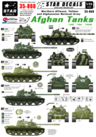 Afghan Tanks. Northern Alliance/ANA/Taliban - T-54B, T-55A, T-55AM