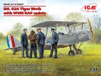 DH. 82A Tiger Moth with WWII RAF cadets - Image 1