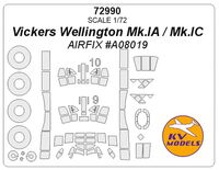 Vickers Wellington Mk.IA / Mk.IC (AIRFIX) + wheels masks