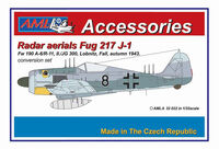Focke-Wulf Fw-190 A-6/R11 - with Radar Aerials FuG 217J-1 Conversion Set (for Hasegawa and Revell kits)