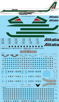 Douglas DC-8-42/43 - Alitalia laser decal with screen print details (for X-Scale kits)