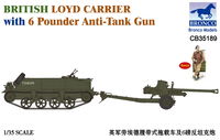 British Loyd Carrier with 6 Pounder Anti-Tank Gun - Image 1