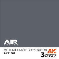 AK 11881 Medium Gunship Grey FS 36118