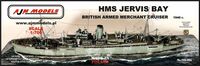 HMS JERVIS BAY British Armed Merchant Cruiser 1940 r.