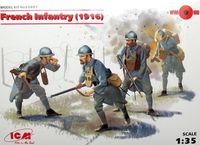 French Infantry (1916) 4 figures