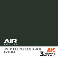 AK 11893 IJN D1 Deep Green Black